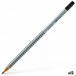 Pencil with Eraser Faber-Castell Grip 2001 Ecological B (12 Units)