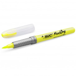 Fluorescent Marker Bic Highlighter Flex Yellow 12 Units
