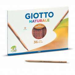 Colouring pencils GIOTTO Naturale Multicolour (36 Pieces)