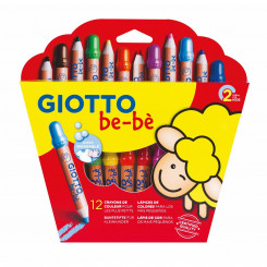 Colouring pencils GIOTTO be-bè Multicolour 12 Pieces