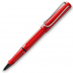 Liquid ink ballpoint pen Lamy Safari Red