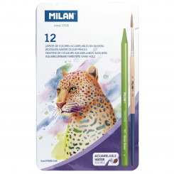 Watercolour Pencils Milan 12 Pieces Multicolour