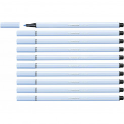 felt-tip pens Stabilo Pen 68 Light Blue 10Units