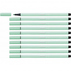 felt-tip pens Stabilo Pen 68 Ice Green 10Units