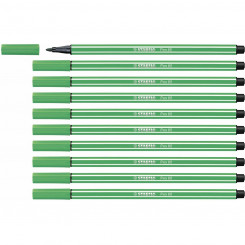 фломастеры Stabilo Pen 68 Green 10шт.
