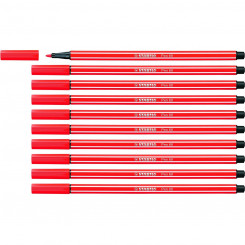 felt-tip pens Stabilo Pen 68 Red 10Units