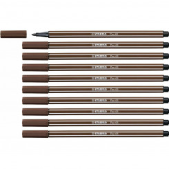 felt-tip pens Stabilo Pen 68 Brown 10Units