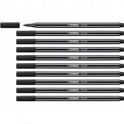 felt-tip pens Stabilo Pen 68 Black 10Units