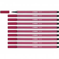 felt-tip pens Stabilo Pen 68 Dark Red 10Units