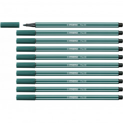 фломастеры Stabilo Pen 68 Turquoise Green 10шт.