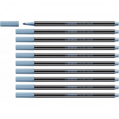фломастеры Stabilo Pen 68 металлик Синий 10шт.