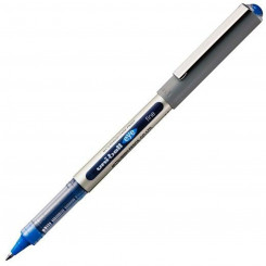 Liquid ink ballpoint pen Uni-Ball Rollerball Eye Fine UB-157 Blue 12 Units
