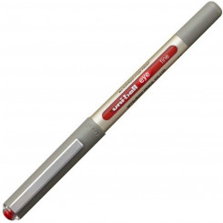 Liquid ink ballpoint pen Uni-Ball Rollerball Eye Fine UB-157 Red 12 Units