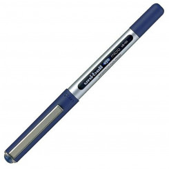 Liquid ink ballpoint pen Uni-Ball Eye Micro UB-150 Blue 12 Units