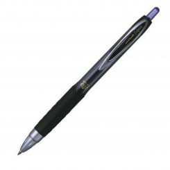Liquid ink ballpoint pen Uni-Ball Rollerball Signo UM-207 Blue 12 Units