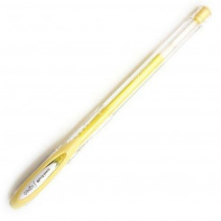 Liquid ink ballpoint pen Uni-Ball Rollerball Signo Angelic Colour UM-120AC Yellow 12 Units