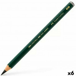 Pencil Faber-Castell 9000 Jumbo 8B Black (6 Units)