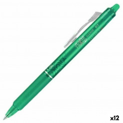 Ручка Pilot Frixion Clicker Стираемые чернила Зеленая 0,4 мм 12 шт.