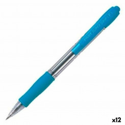 Pen Pilot Supergrip Light Blue Ball 0,4 mm 12 Units