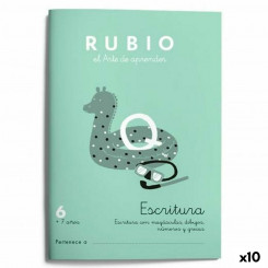 Writing and calligraphy notebook Rubio Nº06 Spanish 20 Sheets 10Units
