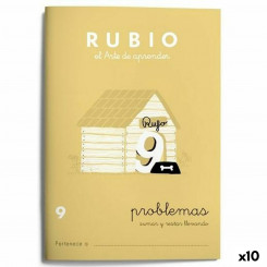 Mathematics notebook Rubio Nº9 Spanish 20 Sheets 10Units