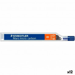 Сменный грифель карандаша Staedtler Mars Micro Carbon B 0,9 мм (12 шт.)