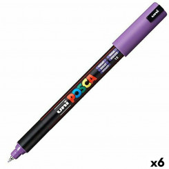 felt-tip pens POSCA PC-1MR Violet 6 Units