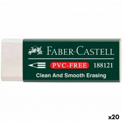 Eraser Faber-Castell White (20 Units)
