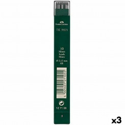 Pencil lead replacement Faber-Castell 6B 3,15 mm (3 Units)