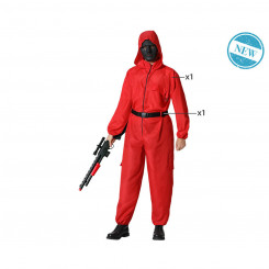 Costume for Adults Red Forest Thief Polyester
