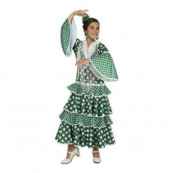 Kostüüm lastele Minu teine mina Giralda Green Flamenco Tantsija