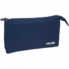 Holdall Milan 1918 5 compartments Navy Blue (22 x 12 x 4 cm)