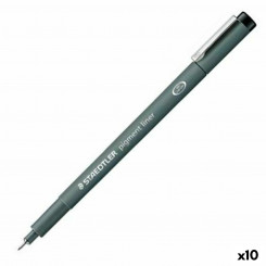 felt-tip pens Staedtler Pigment Line Black (10Units)