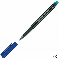 Перманентный маркер Faber-Castell Multimark Blue (10 ед.)