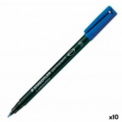 Перманентный маркер Staedtler Lumocolor 313-3 S Blue (10 шт.)