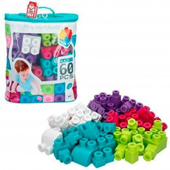 Строительные блоки Цветные Baby Play & Build Разноцветные, 60 шт.