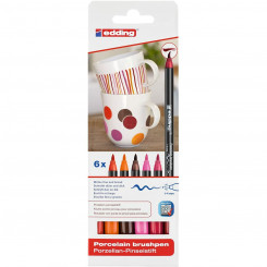Set of Felt Tip Pens Edding 4200 Multicolour 6 Pieces