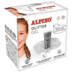 Children's Makeup Alpino Transparent Glitter Gel 6 Pieces