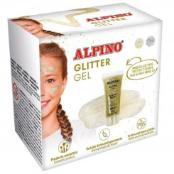 Children's Makeup Alpino Transparent Glitter Gel 6 Pieces