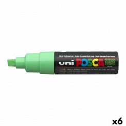 Marker pen/felt-tip pen POSCA PC-8K Light Green (6 Units)