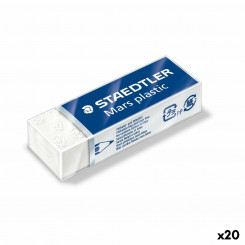 Eraser Staedtler White 6,5 x 2,3 x 1,3 cm (20 Units)