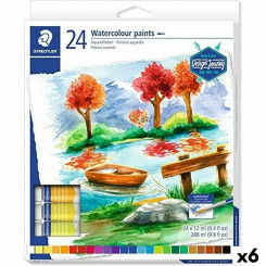 Watercolour paint set Staedtler Design Journey (12 ml) (6 Units)
