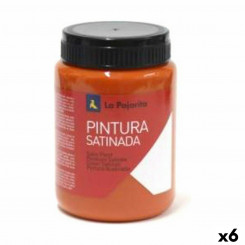 Tempera La Pajarita L-06 Orange Satin finish School (35 ml) (6 Units)