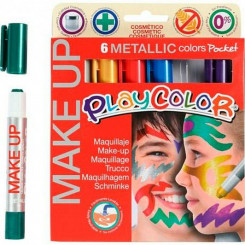 Laste meik Playcolor metallik mitmevärviline 6 tükki