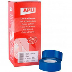 Adhesive Tape Apli Blue (8 Units)