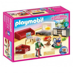 Playset Dollhouse elutuba Playmobil 70207 söögikomplekt (34 tk)