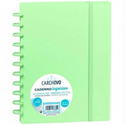 Блокнот Carchivo Ingeniox А4 100 листов Светло-Зеленый