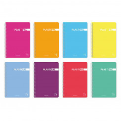 Notebook Pacsa Plastipac Multicolour 80 Sheets Din A4 (5 Units)