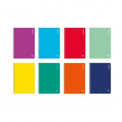 Notebook Pacsa Basic Multicolour 80 Sheets Din A4 (10Units)