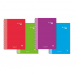 Notebook Pacsa Premium Extra Multicolour 80 Sheets Din A4 (4 Units)